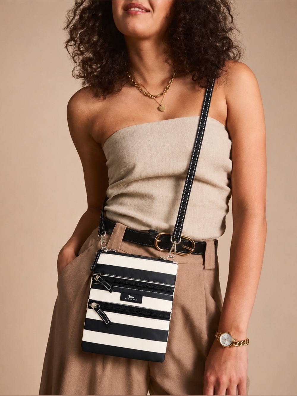 Scout Striped Scout-Sally Go Lightly Crossbody Bag Purse